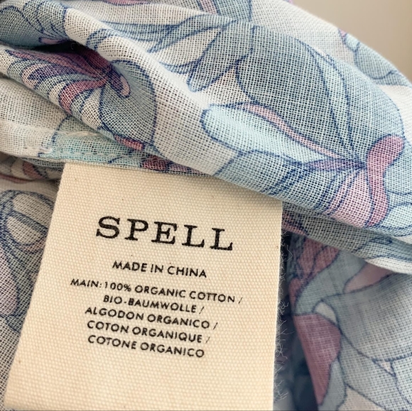 Final Sale Spell Love Jetty Maxi Skirt In Blue Nirvana - Picture 10 of 11